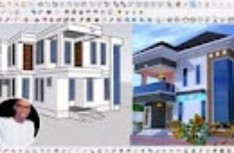 Learn 5Bedroom Duplex from basic to advance SketchUp Pro