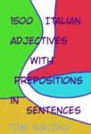1500 Italian Adjectives with prepositions in sentences